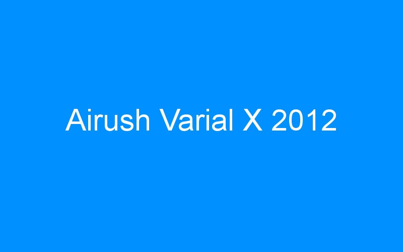 You are currently viewing Airush Varial X 2012
