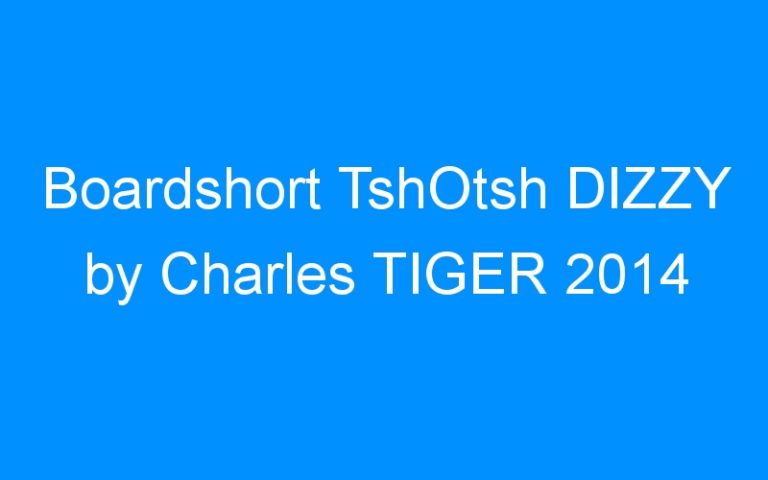 Lire la suite à propos de l’article Boardshort TshOtsh DIZZY by Charles TIGER 2014