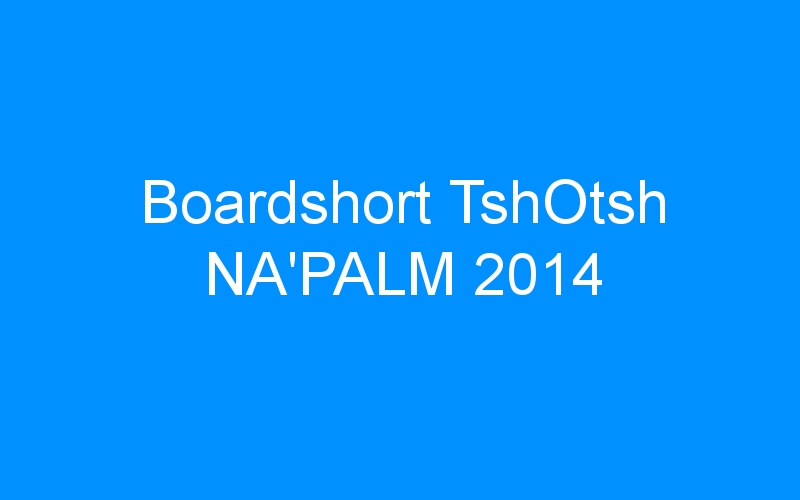 You are currently viewing Boardshort TshOtsh NA’PALM 2014