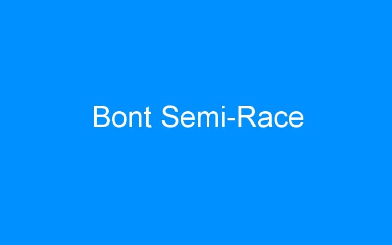 Bont Semi-Race