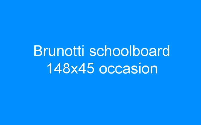 Lire la suite à propos de l’article Brunotti schoolboard 148×45 occasion