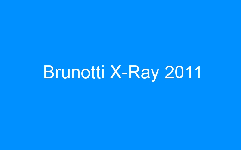 You are currently viewing Brunotti X-Ray 2011