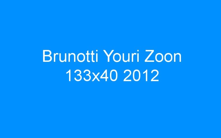 Lire la suite à propos de l’article Brunotti Youri Zoon 133×40 2012