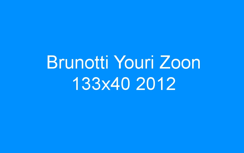 Brunotti Youri Zoon 133×40 2012