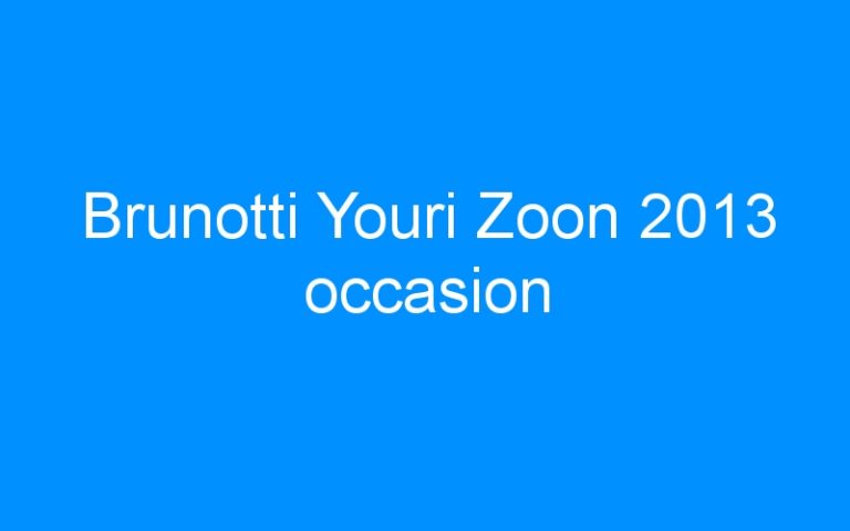 Lire la suite à propos de l’article Brunotti Youri Zoon 2013 occasion
