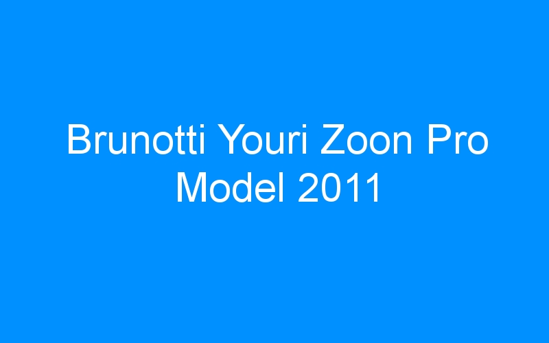 You are currently viewing Brunotti Youri Zoon Pro Model 2011