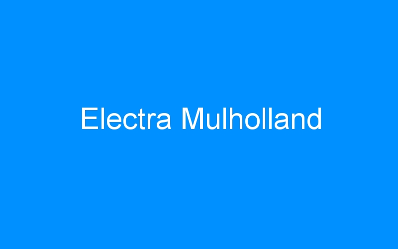 You are currently viewing Electra Mulholland