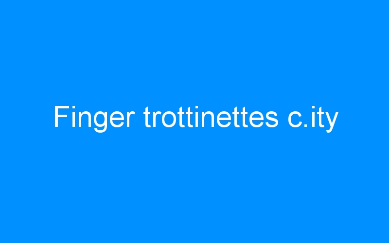 You are currently viewing Finger trottinettes c.ity
