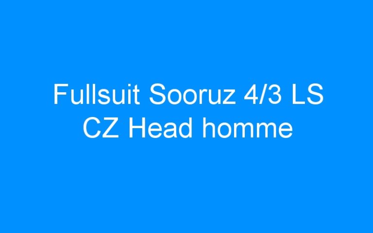 Fullsuit Sooruz 4/3 LS CZ Head homme