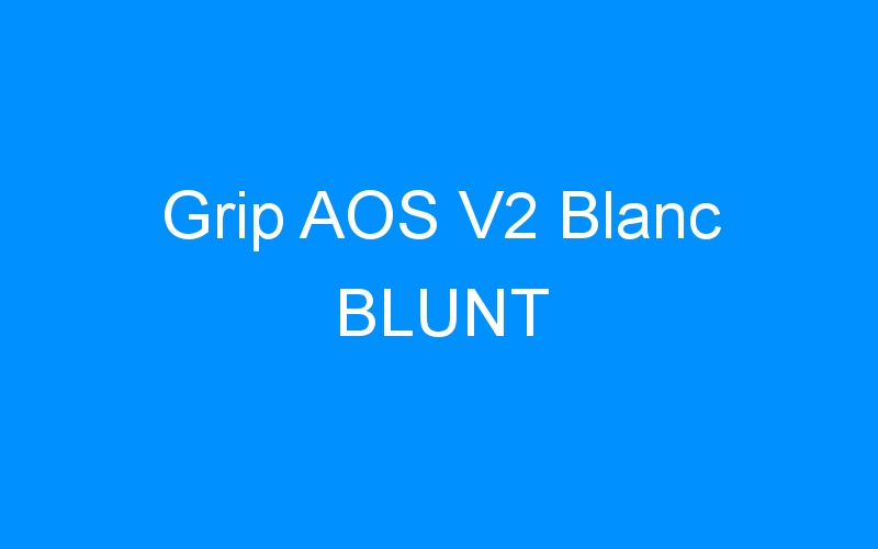 You are currently viewing Grip AOS V2 Blanc BLUNT