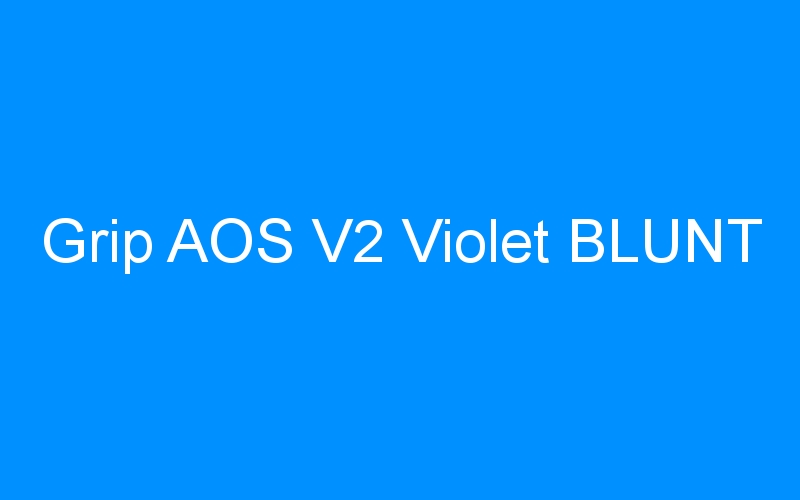 You are currently viewing Grip AOS V2 Violet BLUNT