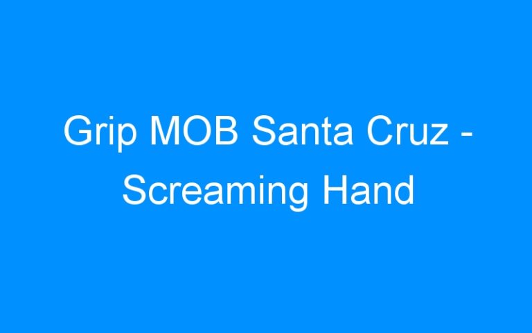 Lire la suite à propos de l’article Grip MOB Santa Cruz – Screaming Hand