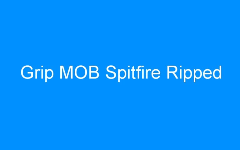 Lire la suite à propos de l’article Grip MOB Spitfire Ripped
