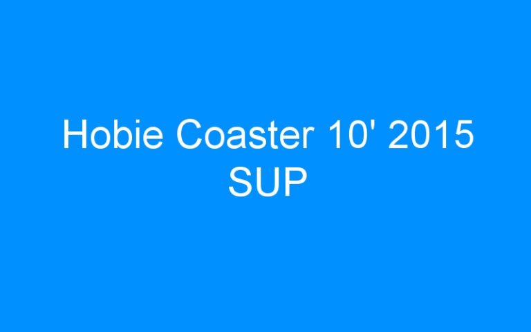 Hobie Coaster 10′ 2015 SUP