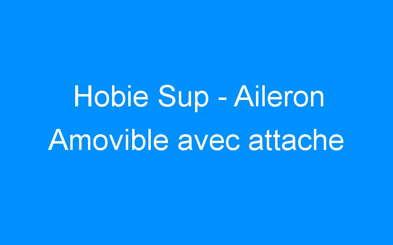 Hobie Sup – Aileron Amovible avec attache