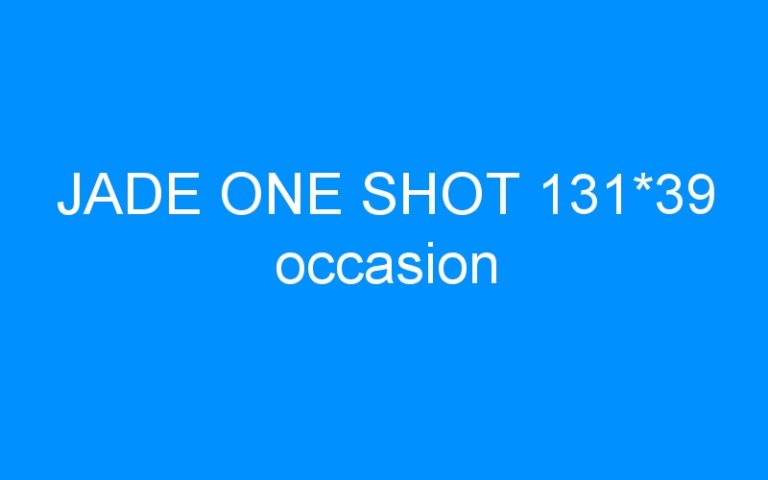 Lire la suite à propos de l’article JADE ONE SHOT 131*39 occasion