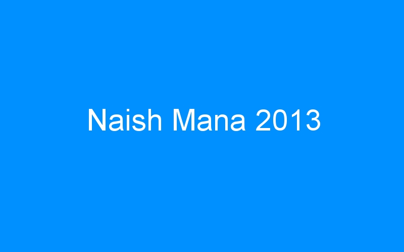 Naish Mana 2013