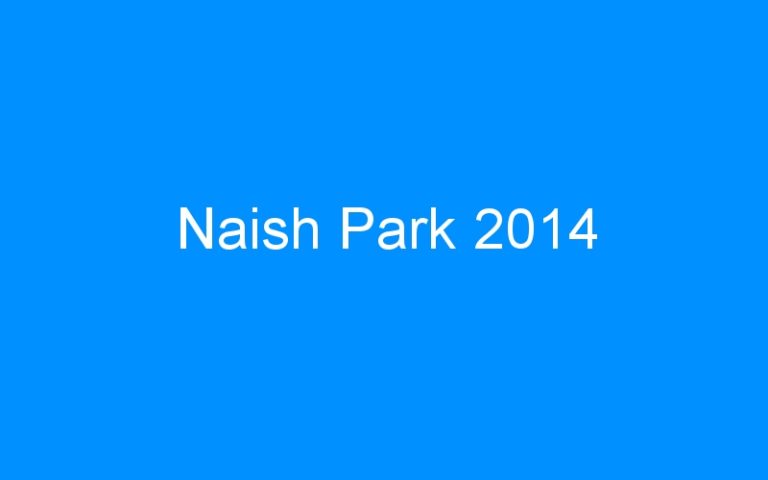 Lire la suite à propos de l’article Naish Park 2014