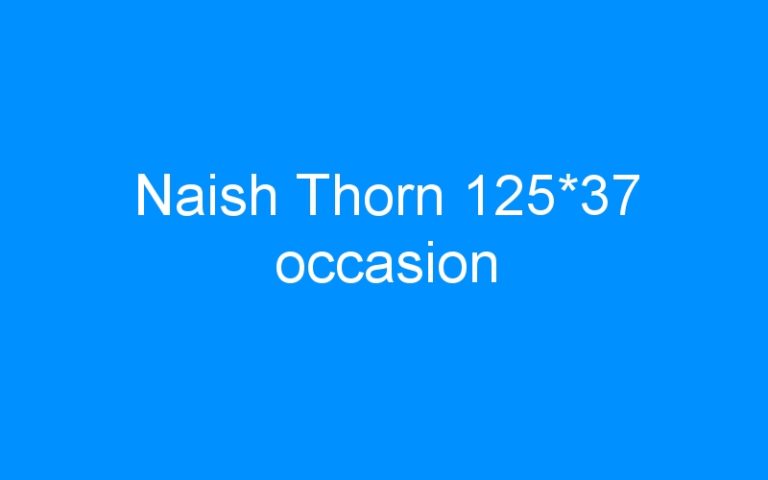 Lire la suite à propos de l’article Naish Thorn 125*37 occasion