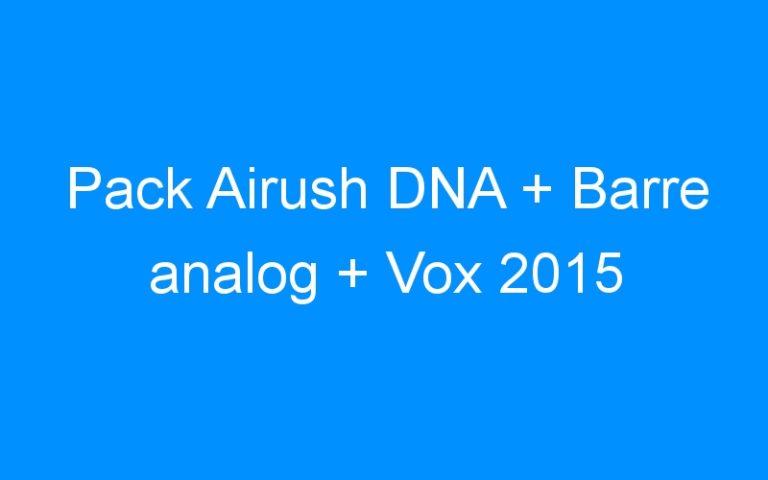 Pack Airush DNA + Barre analog + Vox 2015