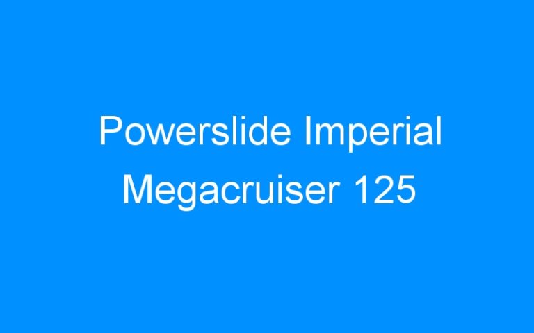 Lire la suite à propos de l’article Powerslide Imperial Megacruiser 125