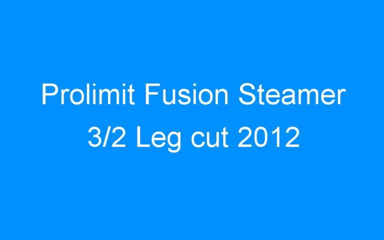 Lire la suite à propos de l’article Prolimit Fusion Steamer 3/2 Leg cut 2012
