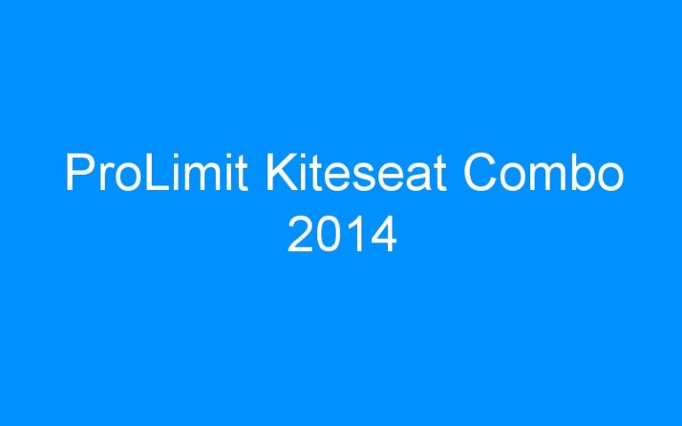 ProLimit Kiteseat Combo 2014