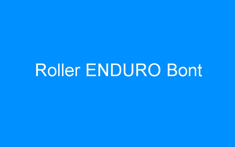 You are currently viewing Roller ENDURO Bont