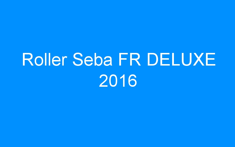 You are currently viewing Roller Seba FR DELUXE 2016