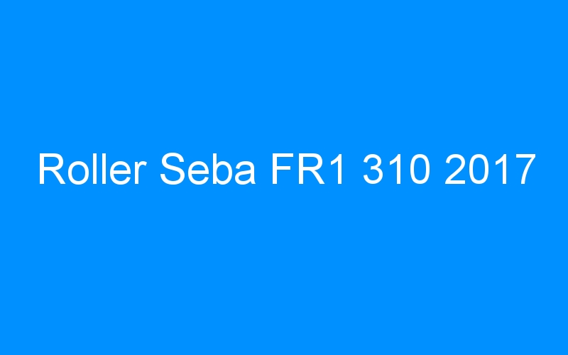 You are currently viewing Roller Seba FR1 310 2017