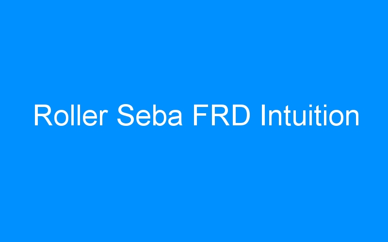 You are currently viewing Roller Seba FRD Intuition