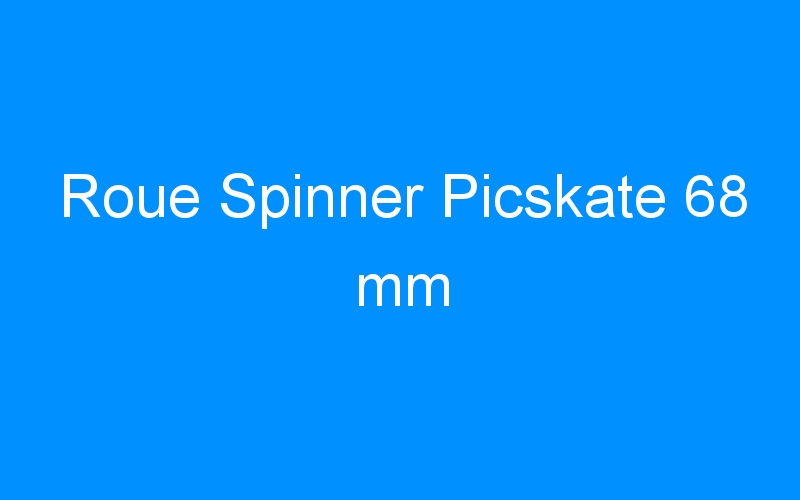 You are currently viewing Roue Spinner Picskate 68 mm