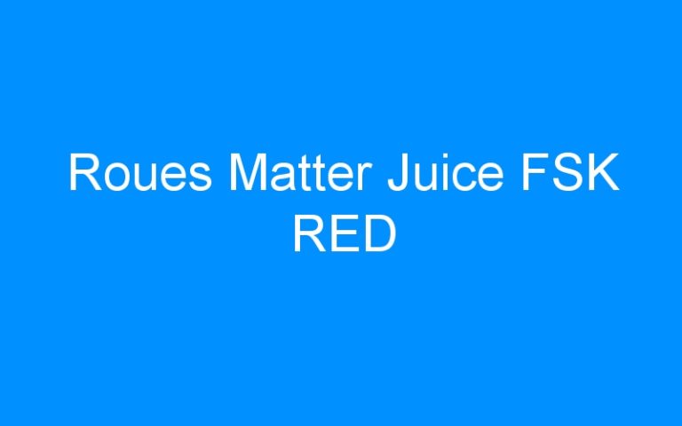 Lire la suite à propos de l’article Roues Matter Juice FSK RED