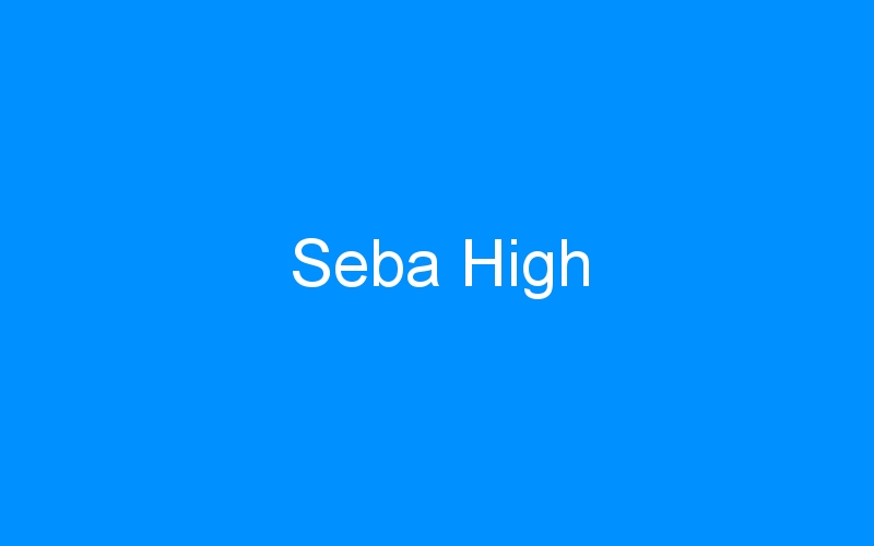 You are currently viewing Seba High