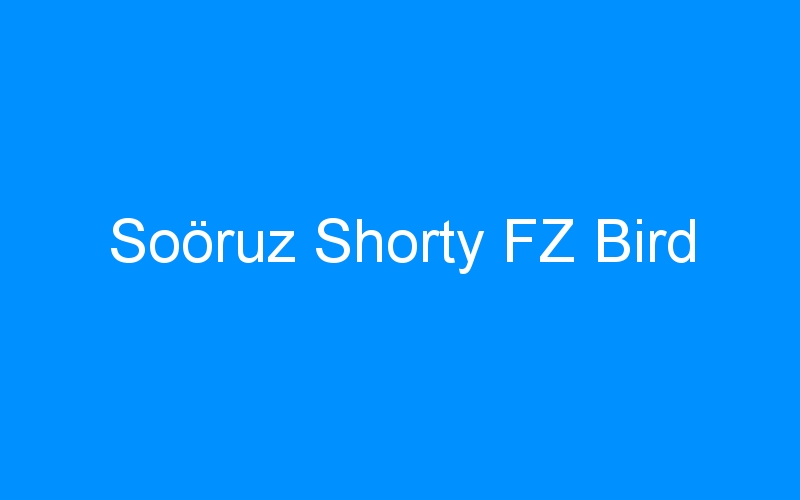 You are currently viewing Soöruz Shorty FZ Bird