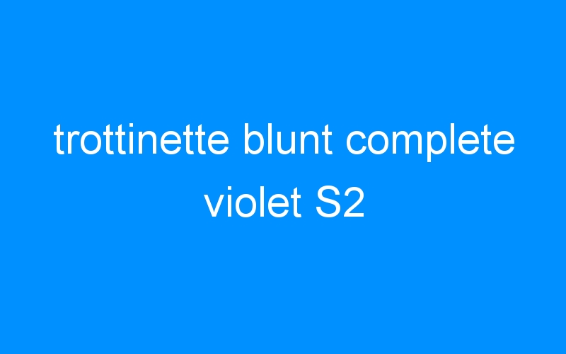 You are currently viewing trottinette blunt complete violet S2