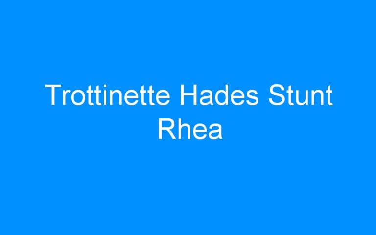 Lire la suite à propos de l’article Trottinette Hades Stunt Rhea