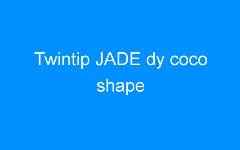 Lire la suite à propos de l’article Twintip JADE dy coco shape
