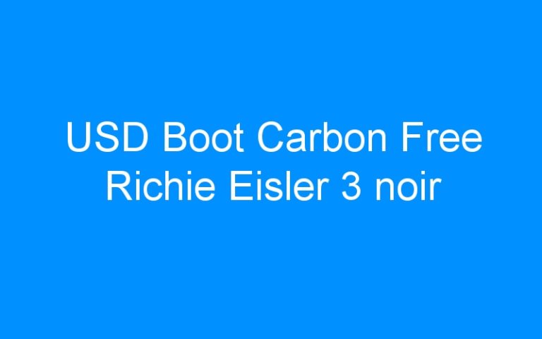Lire la suite à propos de l’article USD Boot Carbon Free Richie Eisler 3 noir