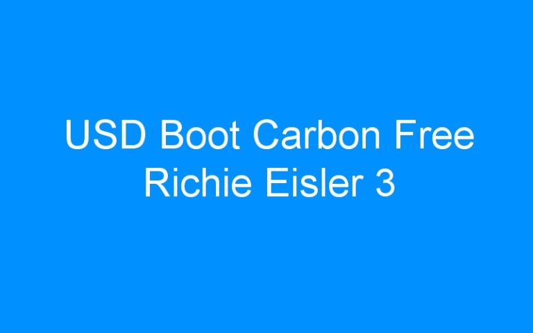 Lire la suite à propos de l’article USD Boot Carbon Free Richie Eisler 3