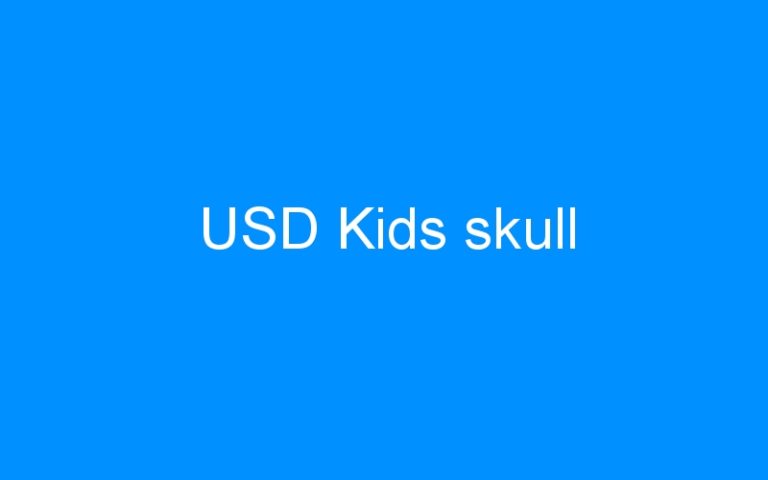 Lire la suite à propos de l’article USD Kids skull